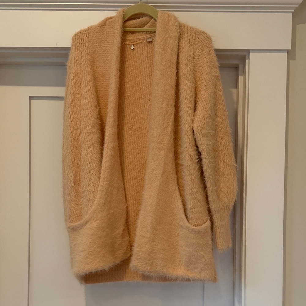 Elegant Women's Tan Cardigan